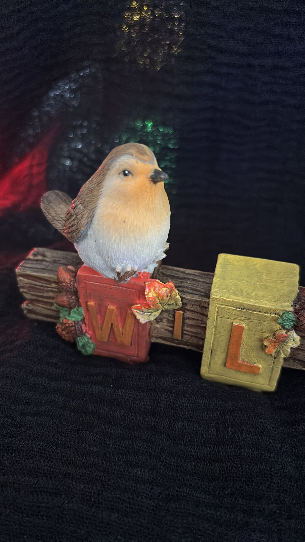 Vogelfigur "Willkommen"