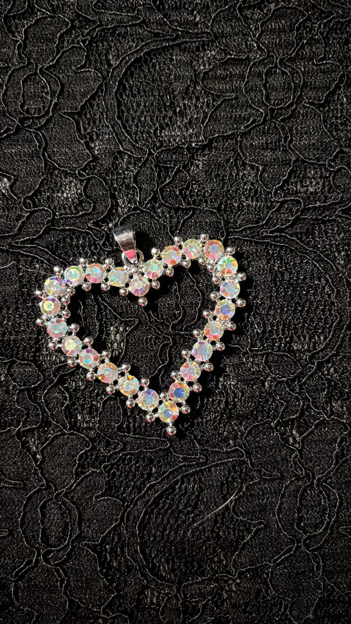 Varioanhänger Herz Strass