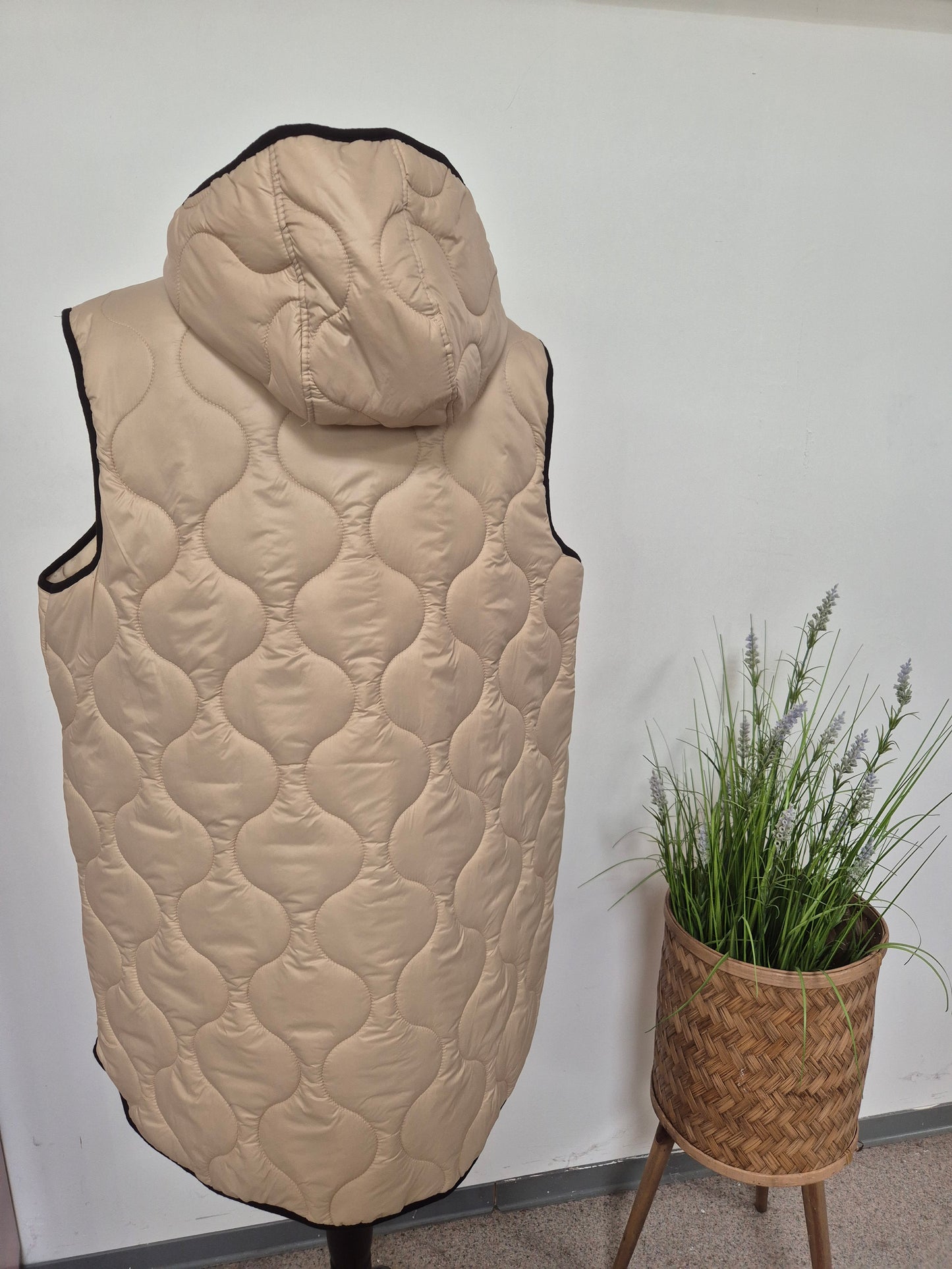 Weste beige