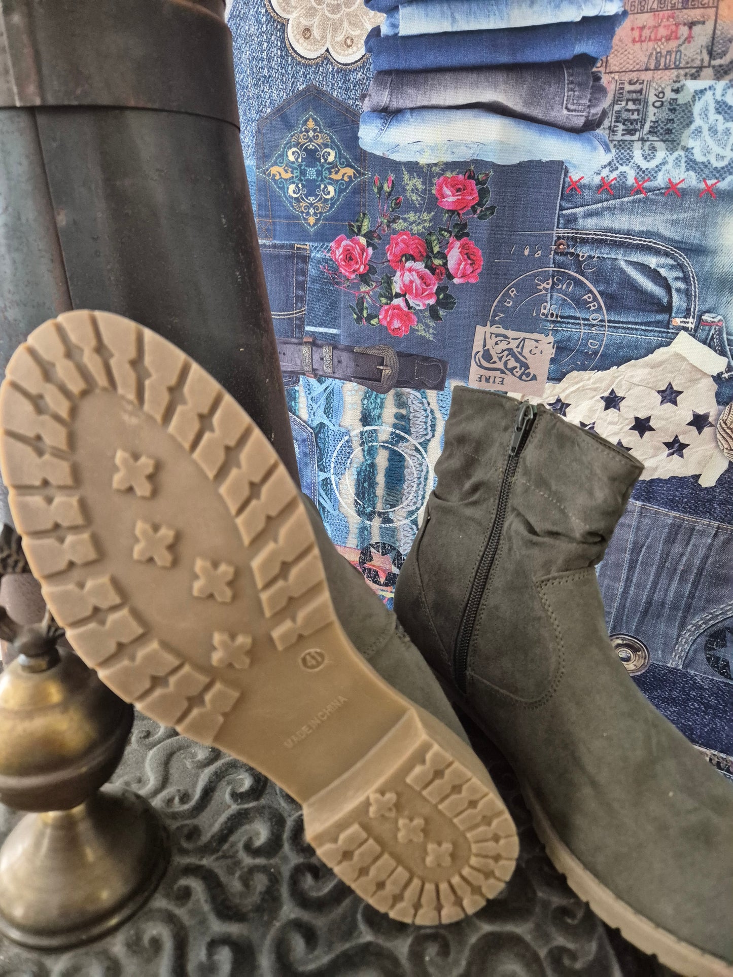 Citywalk Chelsea Boots oliv