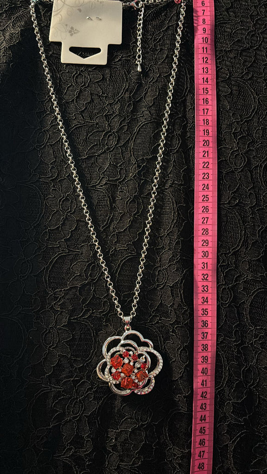 Kette Blume orange