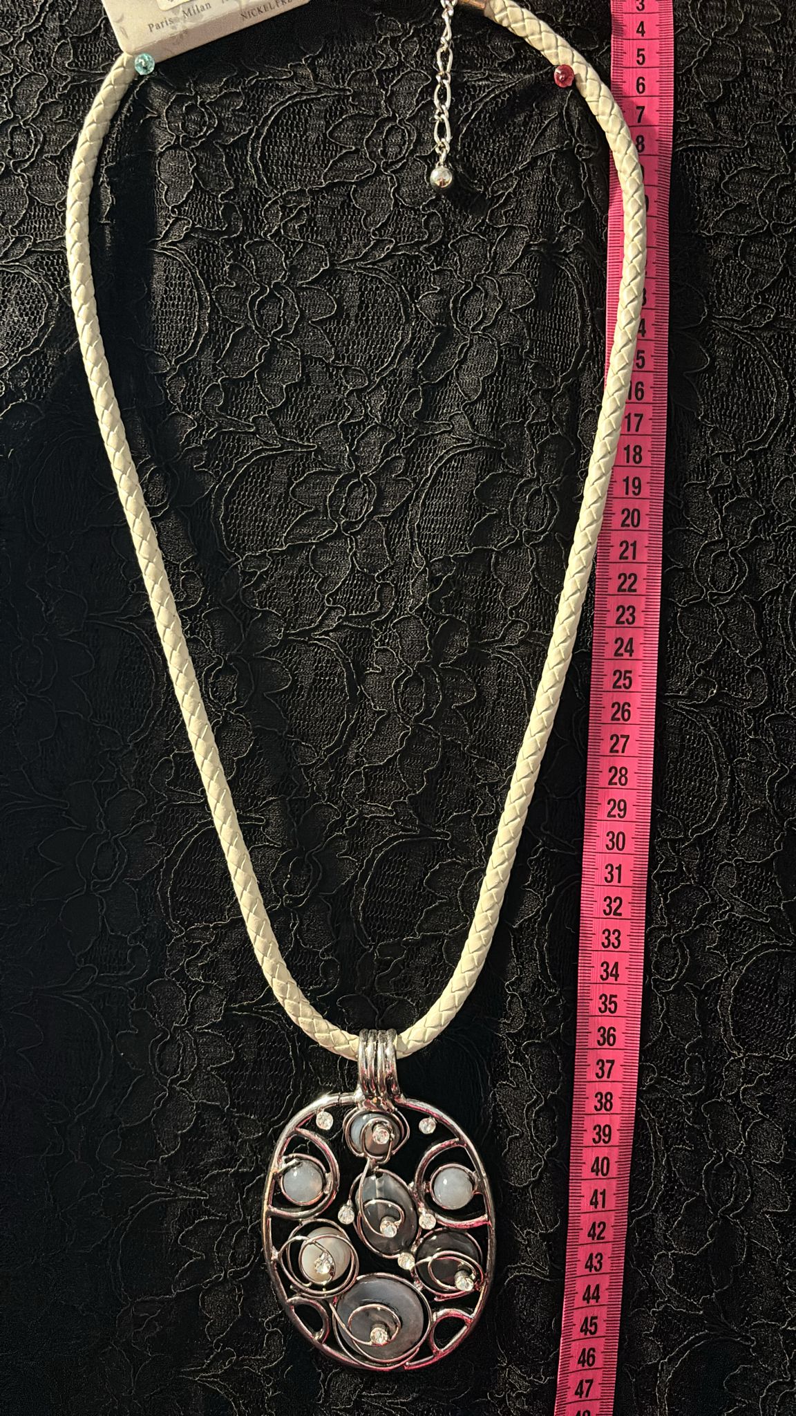 Geflochtene Kette Herz/Ornament