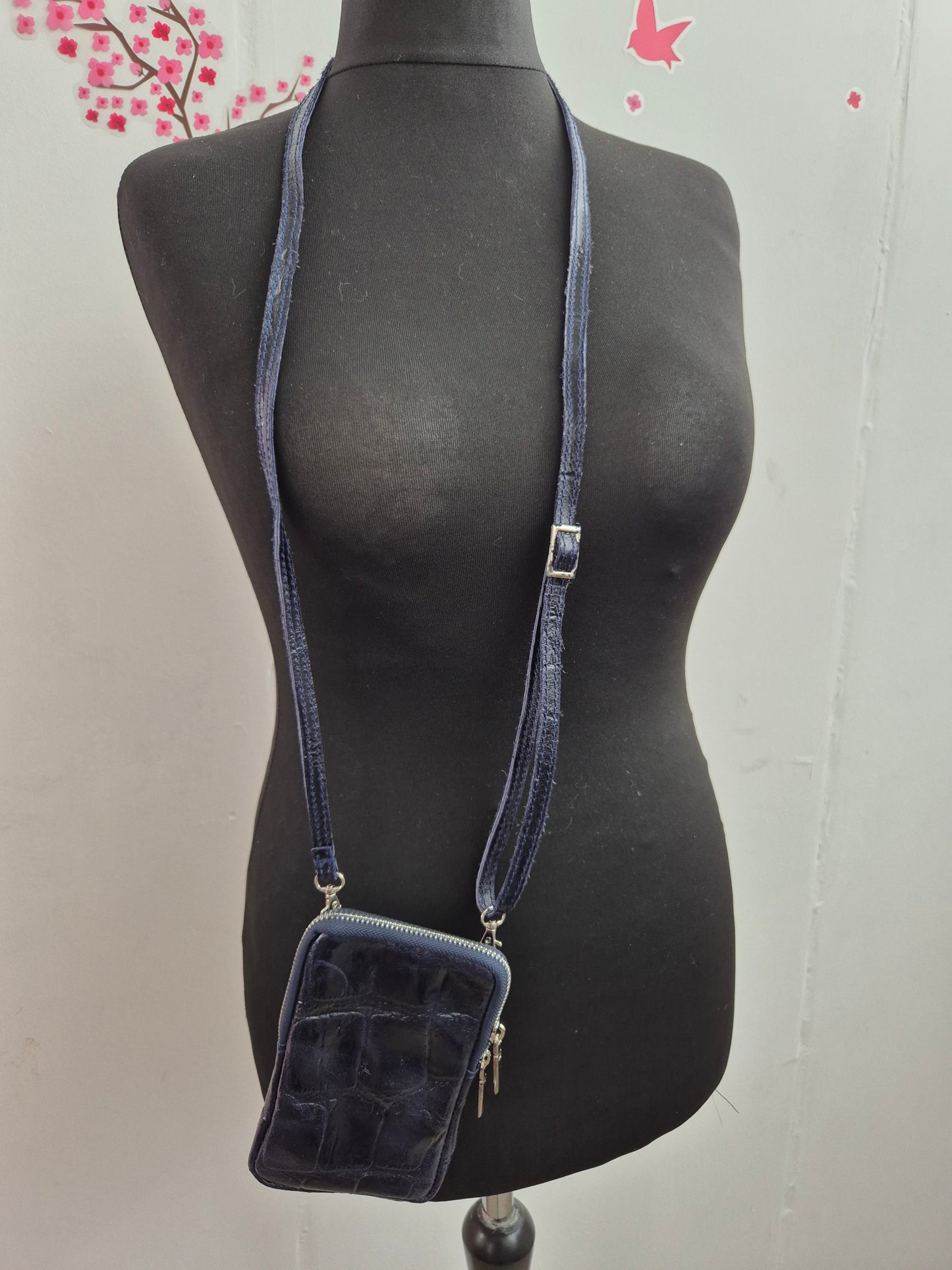 Handytasche Krokoprint