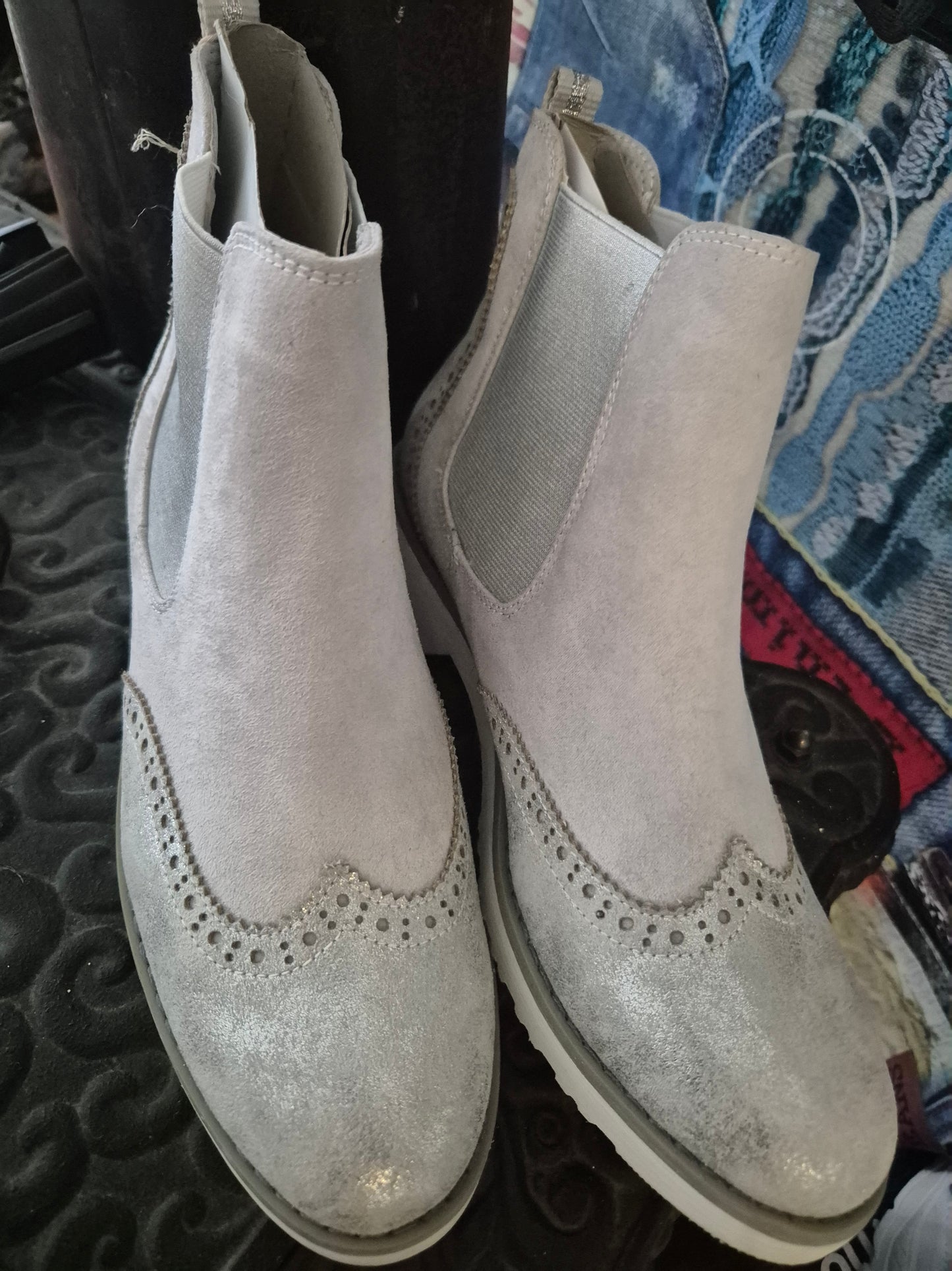 Chelsea Boots Silber