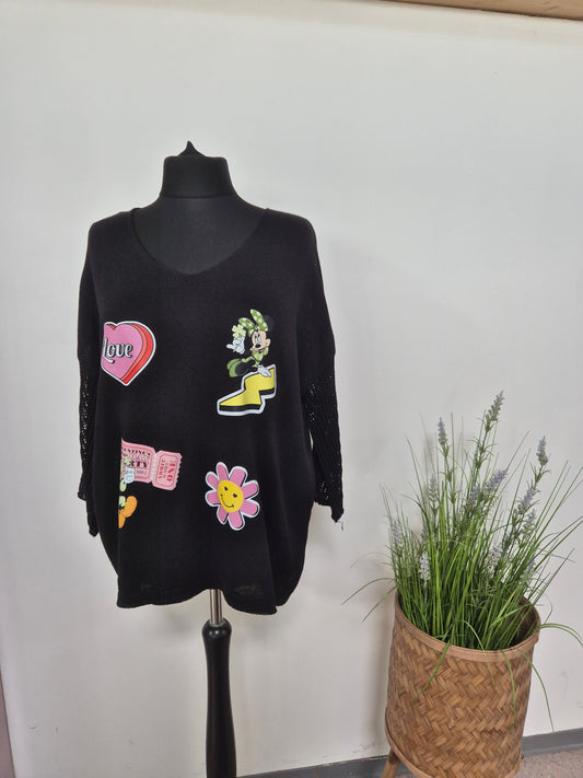 Mickey Patch Pullis