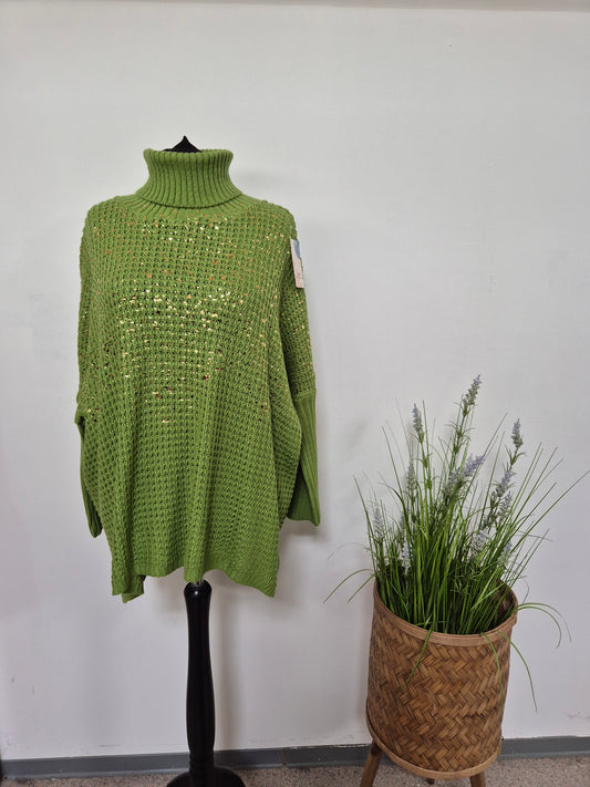 Rollkragenpullover Gold