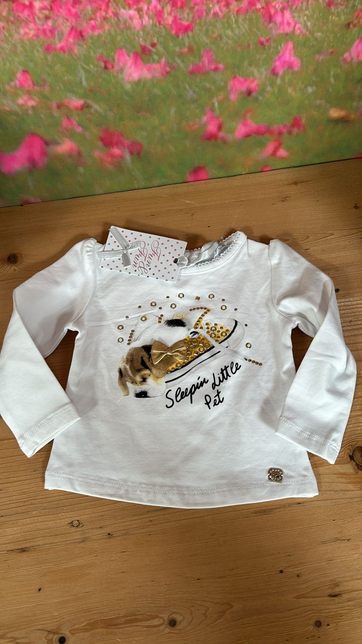 Shirt Hund weiß