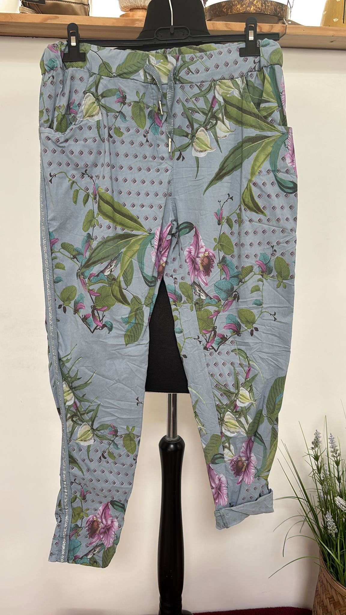 Joggpants Blumenprint