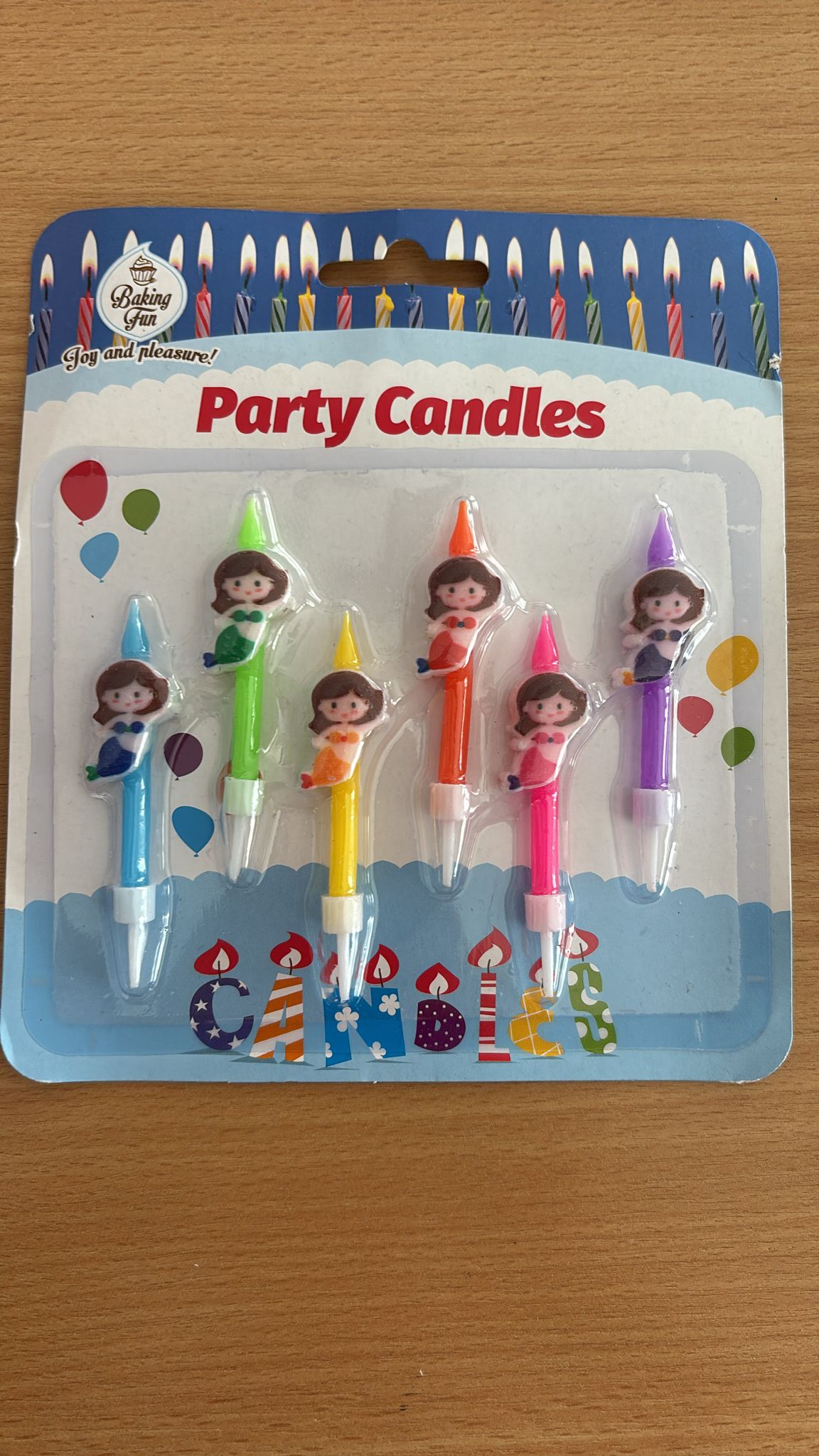 Party Candles Meerjungfrau