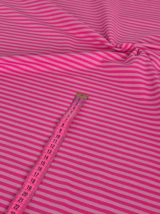 Ringeljersey Rapunzel pink Lillestoff