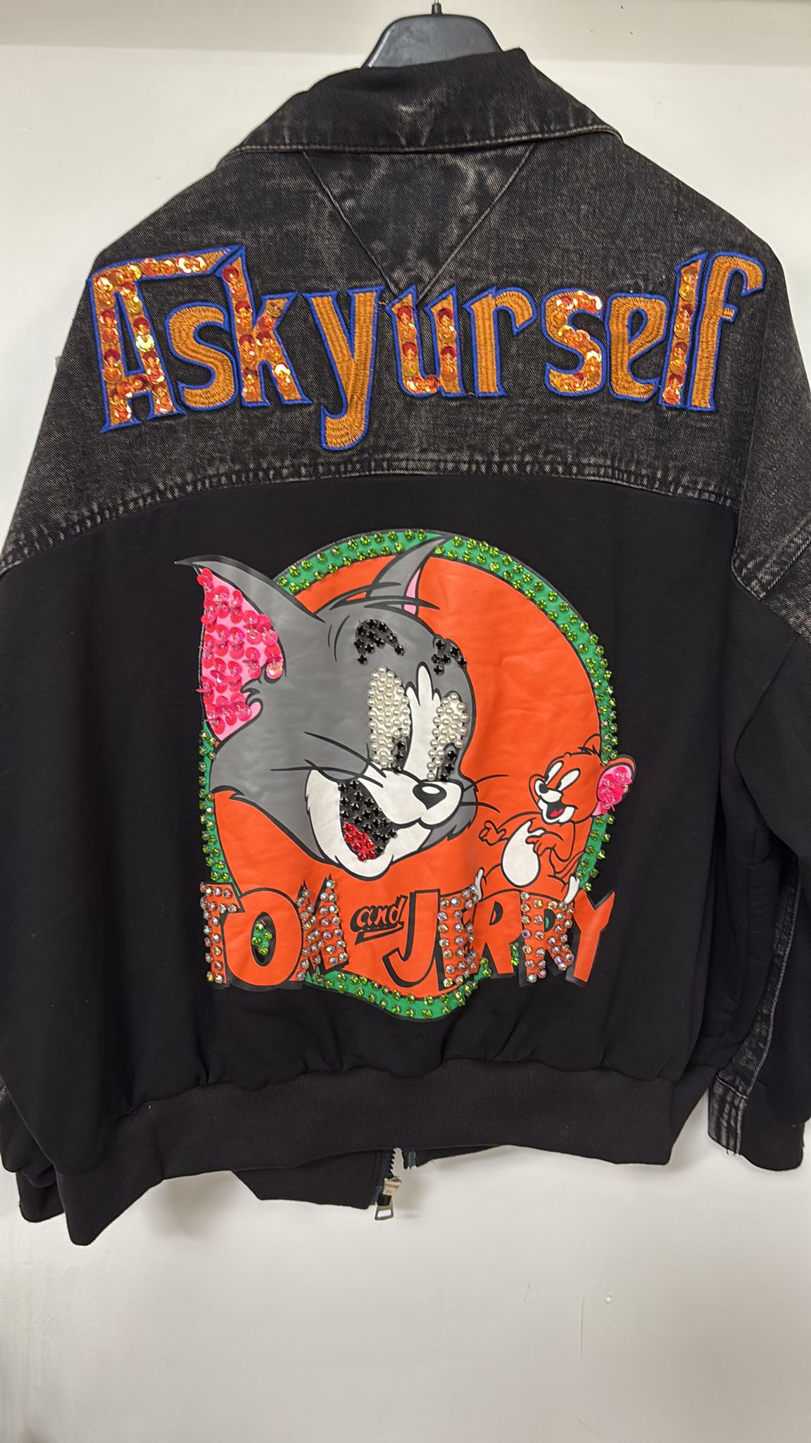 Tom Jeansjacke Perlen