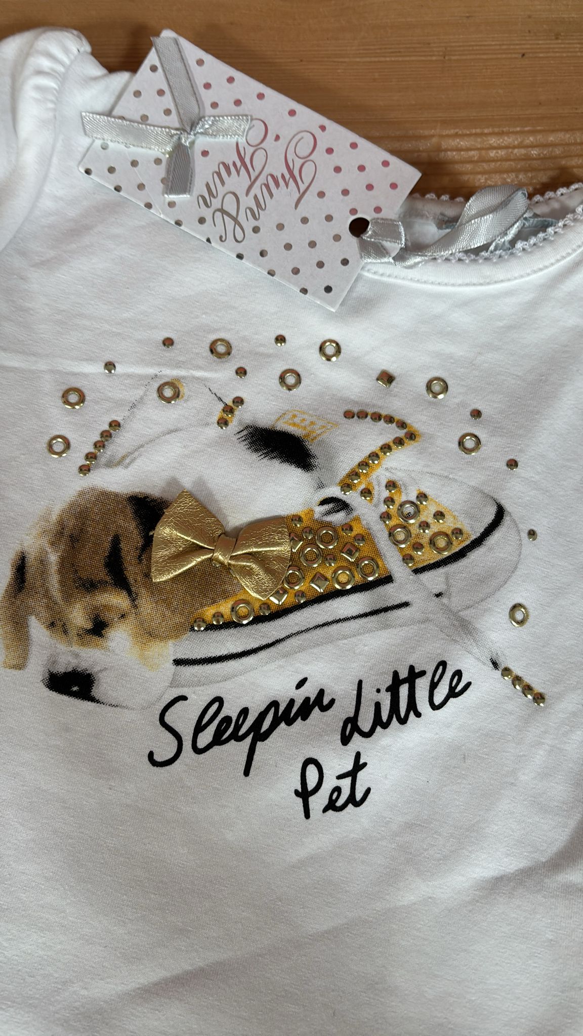 Shirt Hund weiß