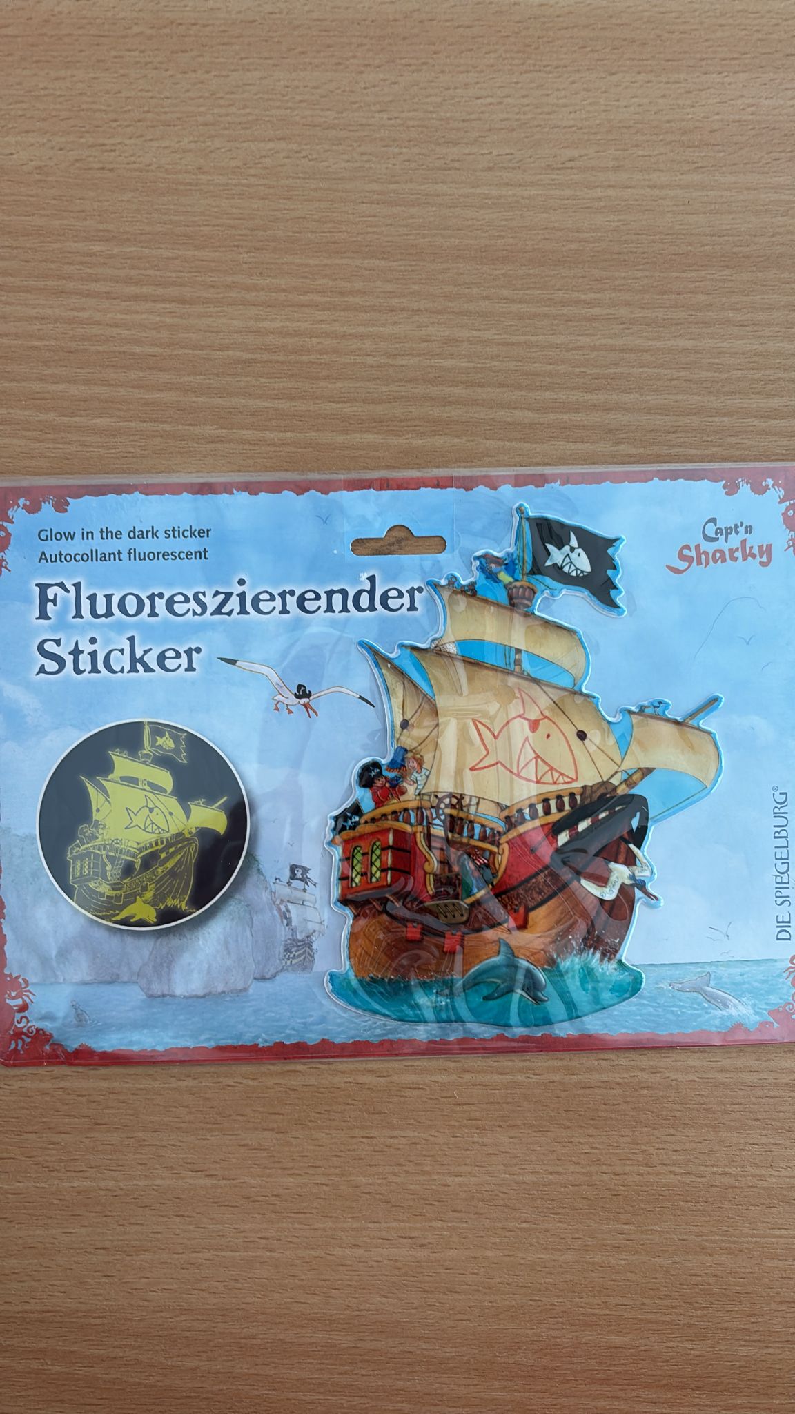 Fluroszierende Sticker