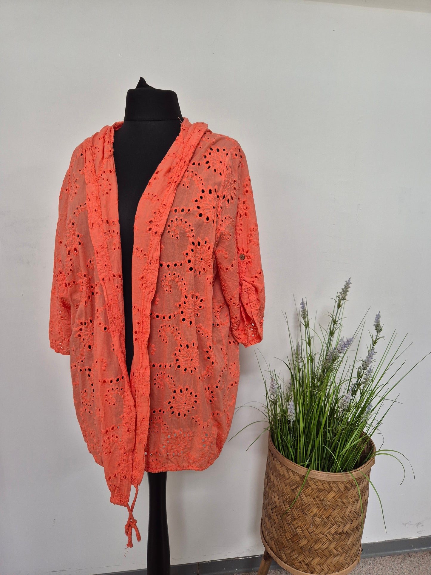 Häkeljacke Blume