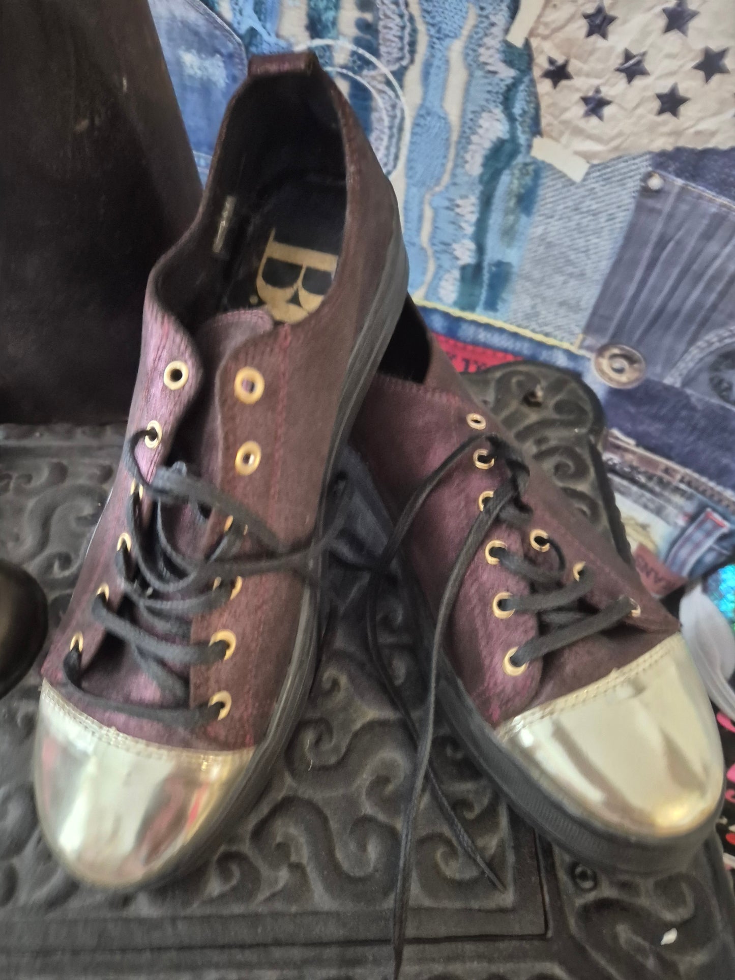 B.C Sneaker Beere/Gold