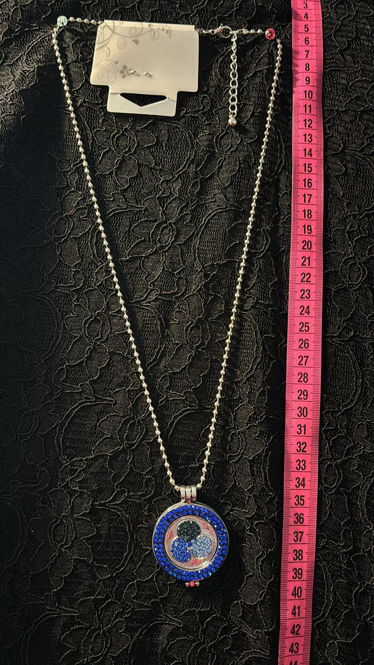 Kette Ornament blau