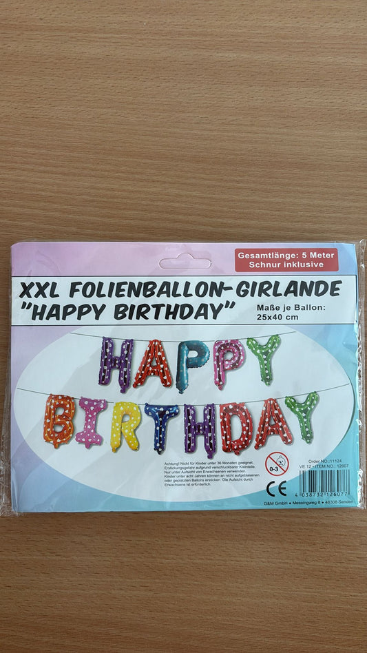 Girlande Birthday