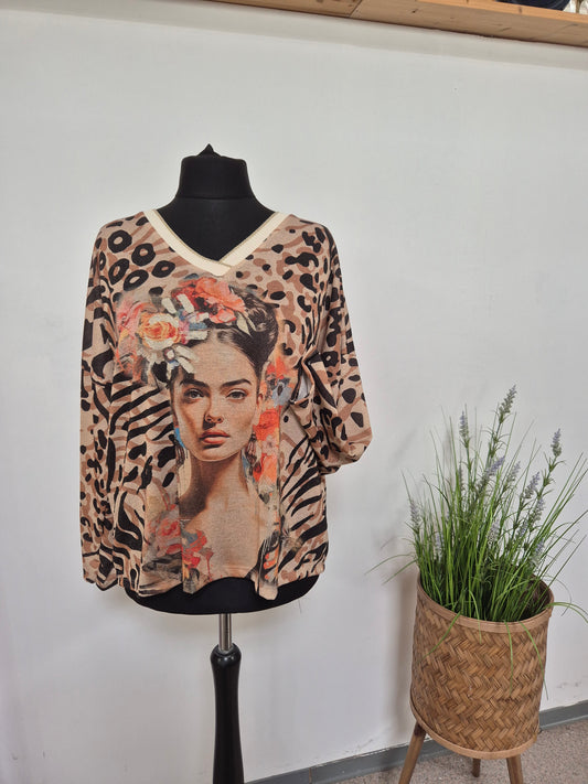Motivshirt Frida Kahlo