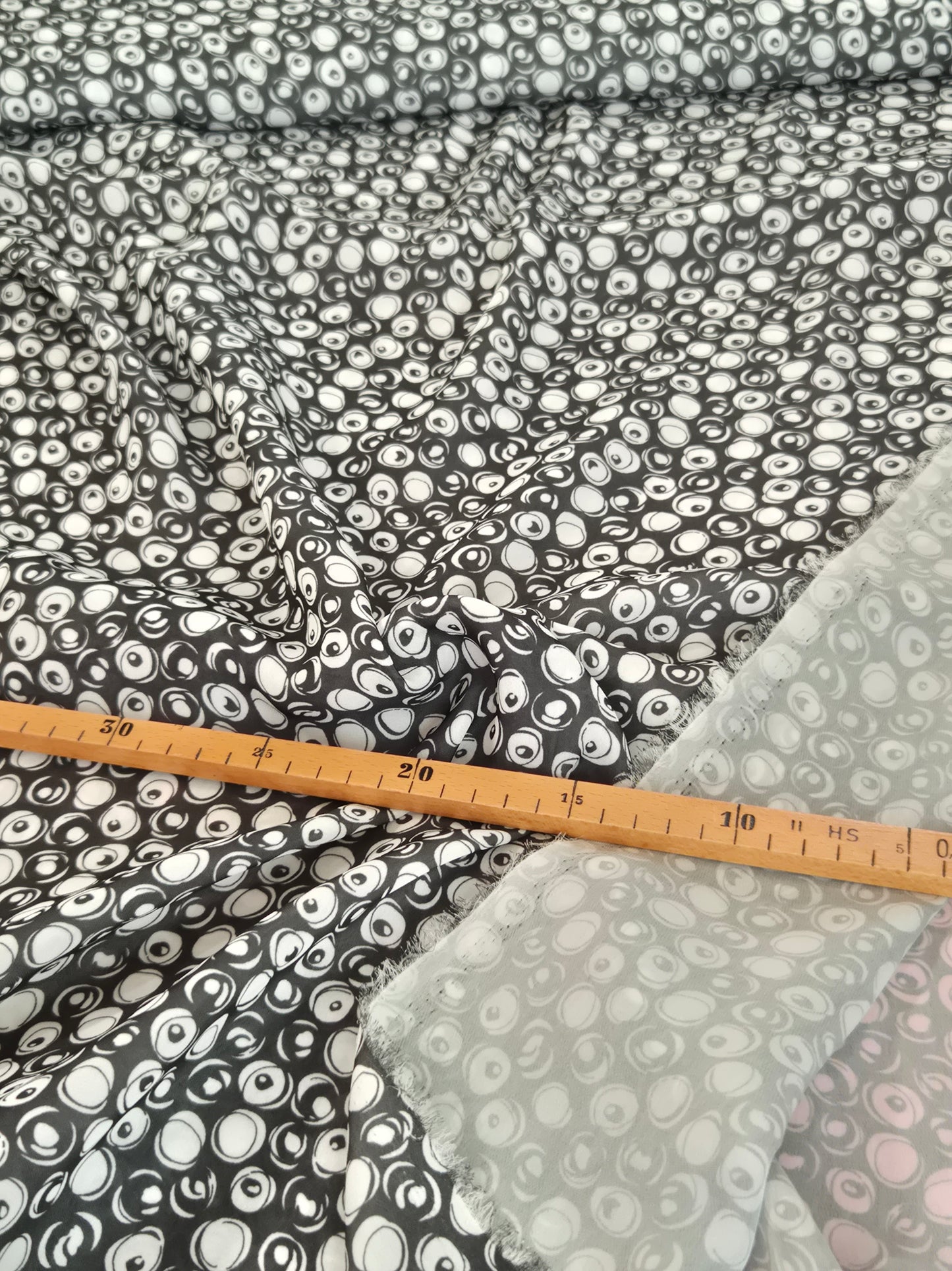 Voile Print Kreise Quality