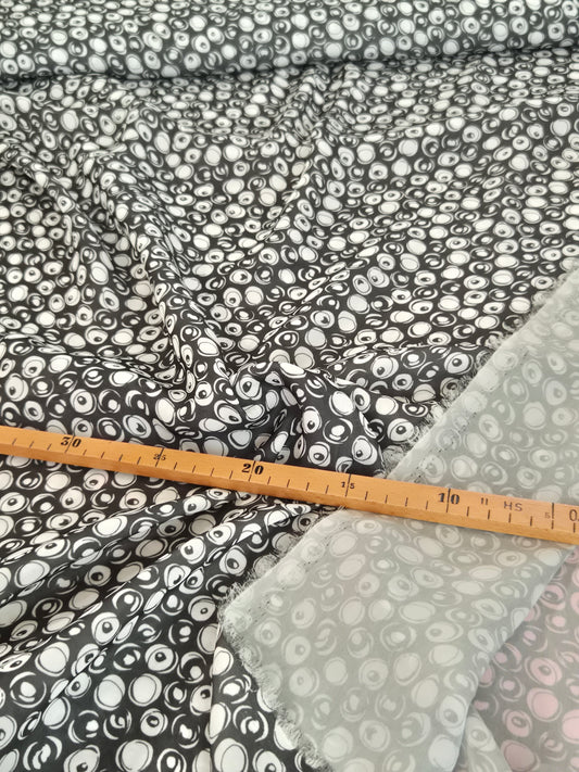 Voile Print Kreise Quality