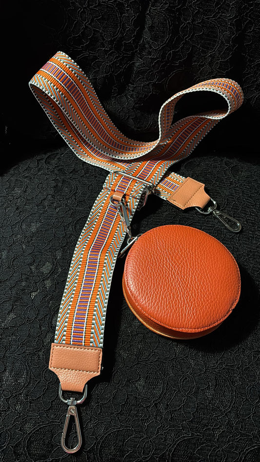 Taschengurt Zacken orange