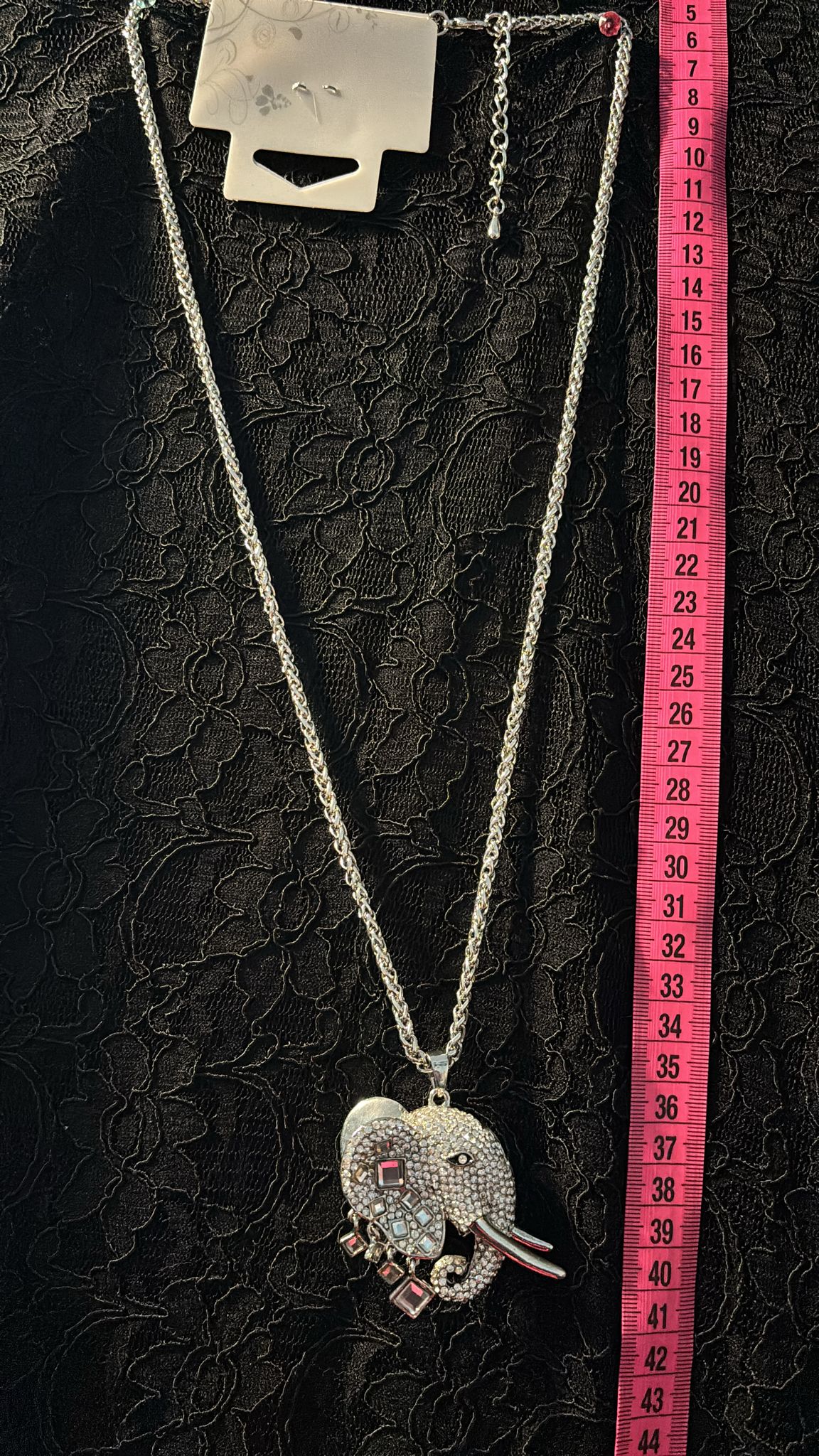 Kette Elefant Strass