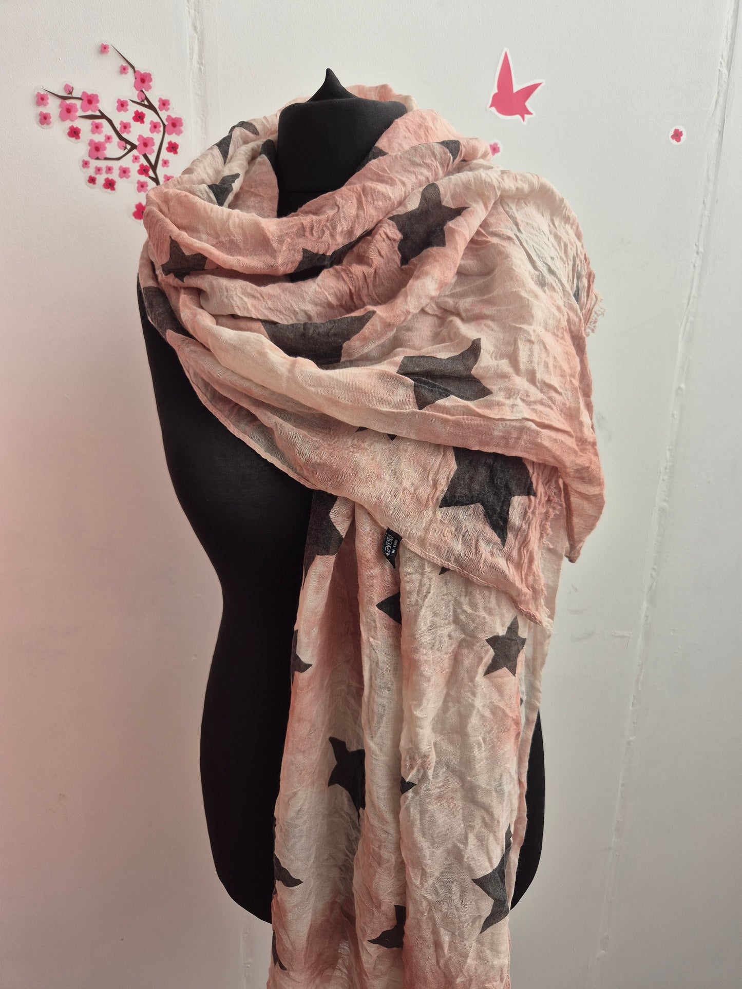 Tuch Batik Stars