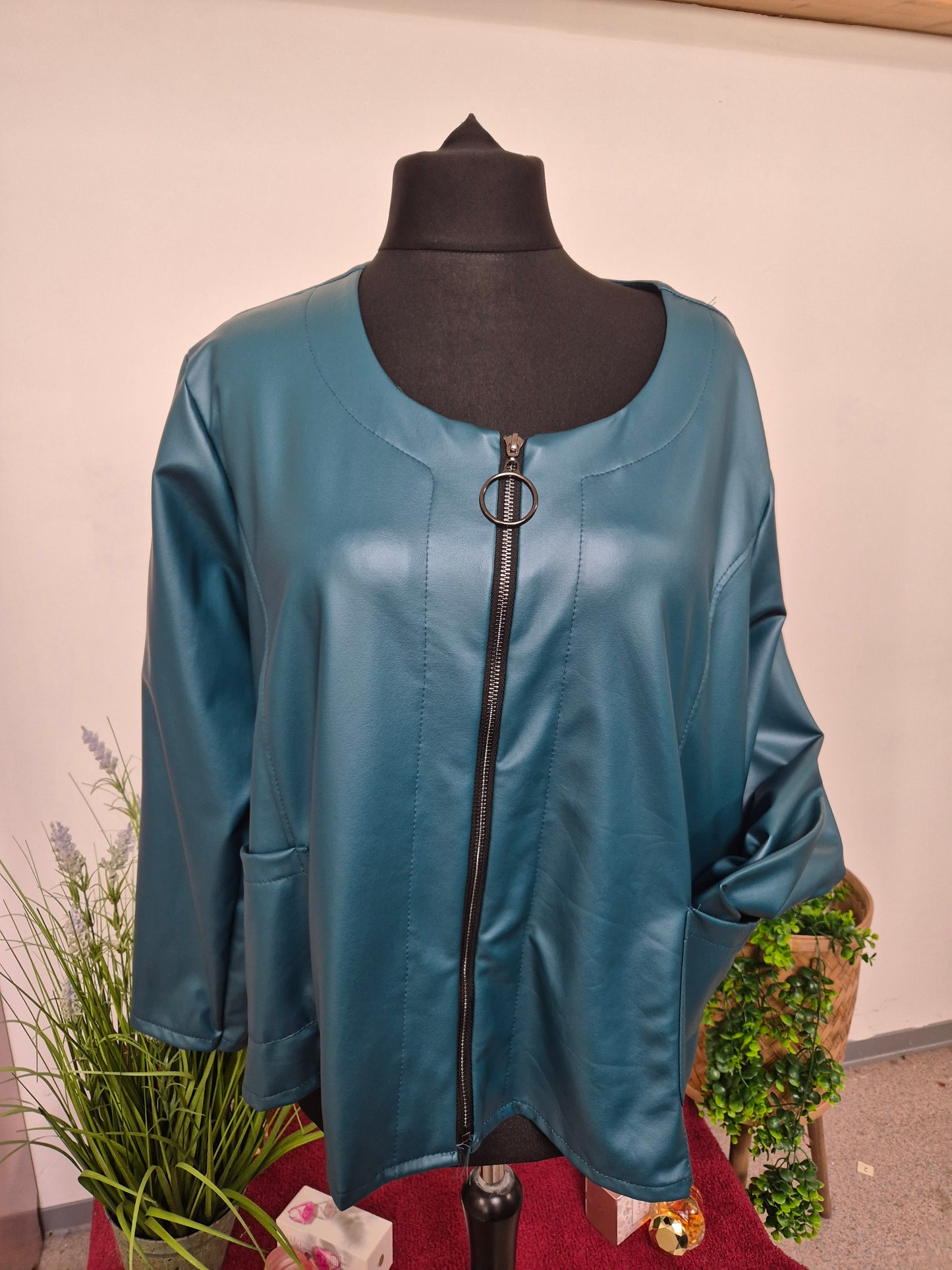 Kunstlederjacke