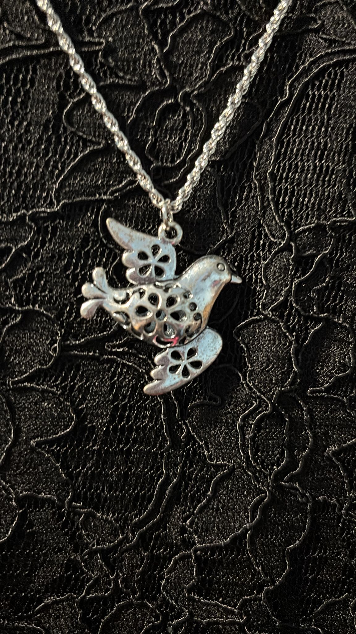 Kette Taube silver