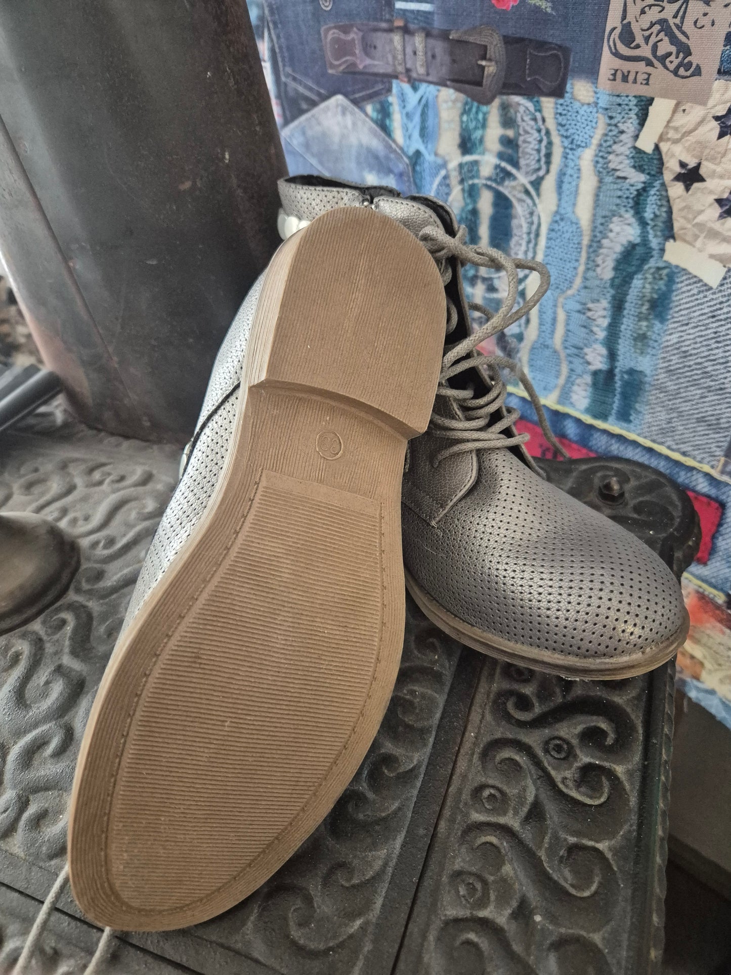 Arizona Stiefel silber
