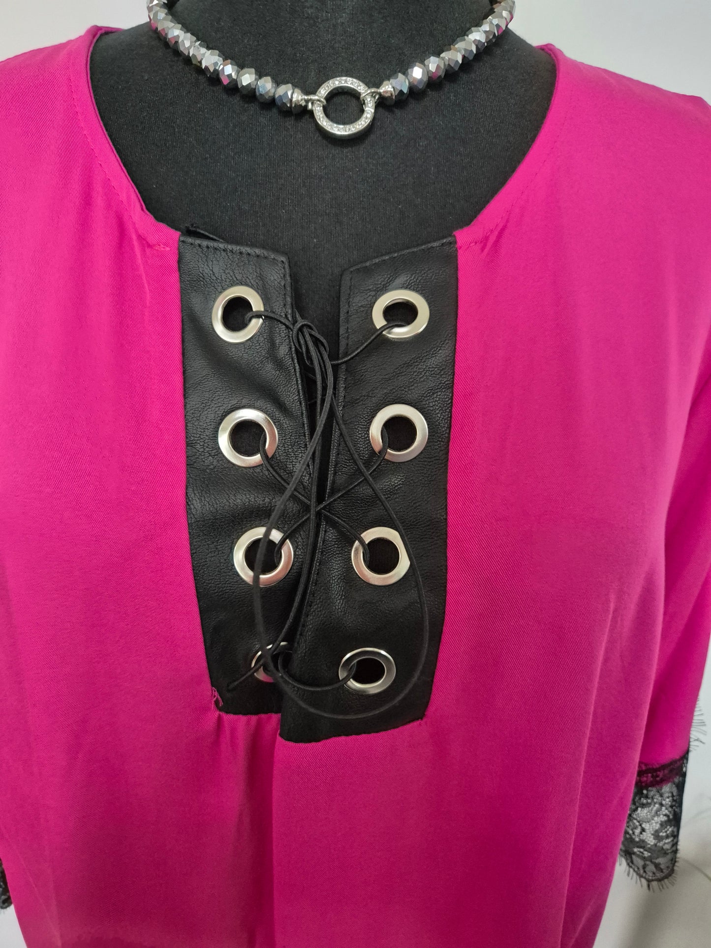 Shirt Bänder Spitzenkante