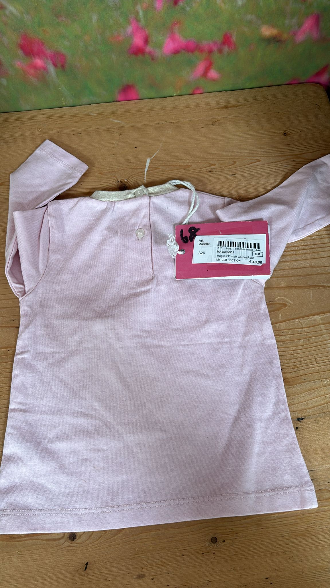 Shirt Teddy rosa