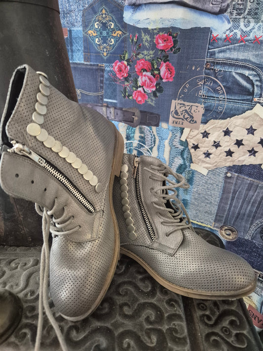 Arizona Stiefel silber