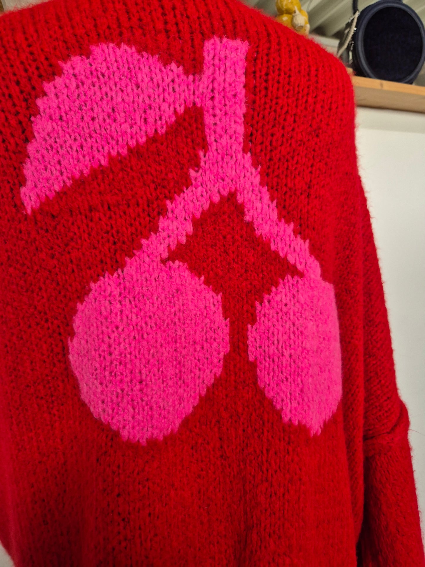 Cherry Strickjacke