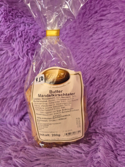 Butter Mandelkirschtaler