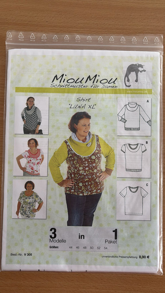 Shirt Schnittmuster 3er Damen