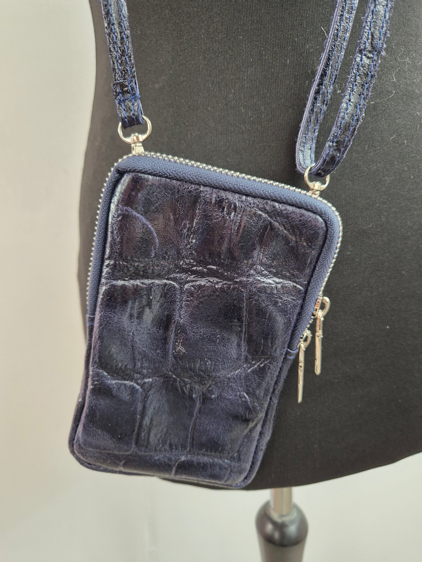 Handytasche Krokoprint