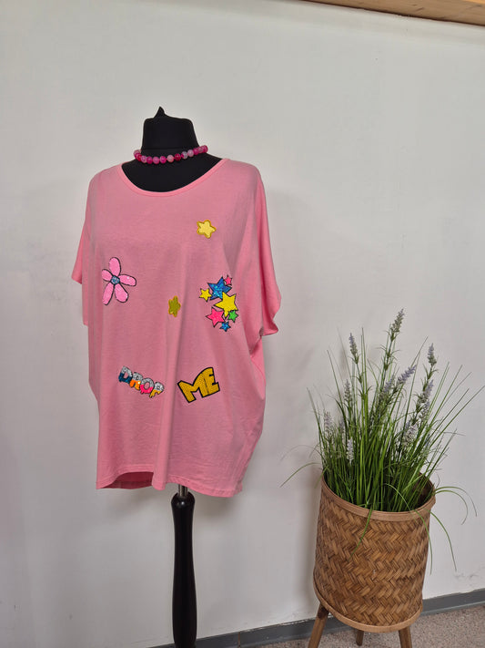 Glitzerapplikations Shirt