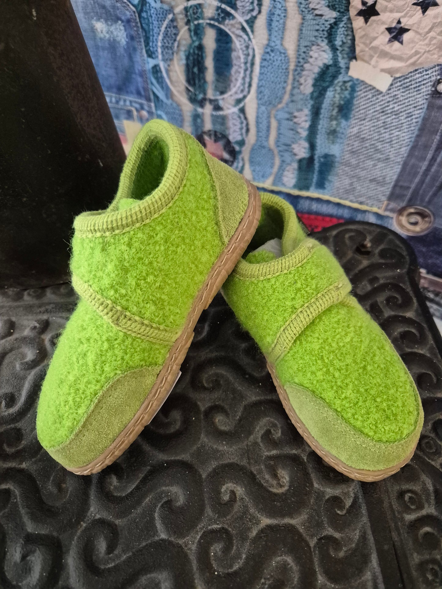 Haflinger Kinderschuhe grün