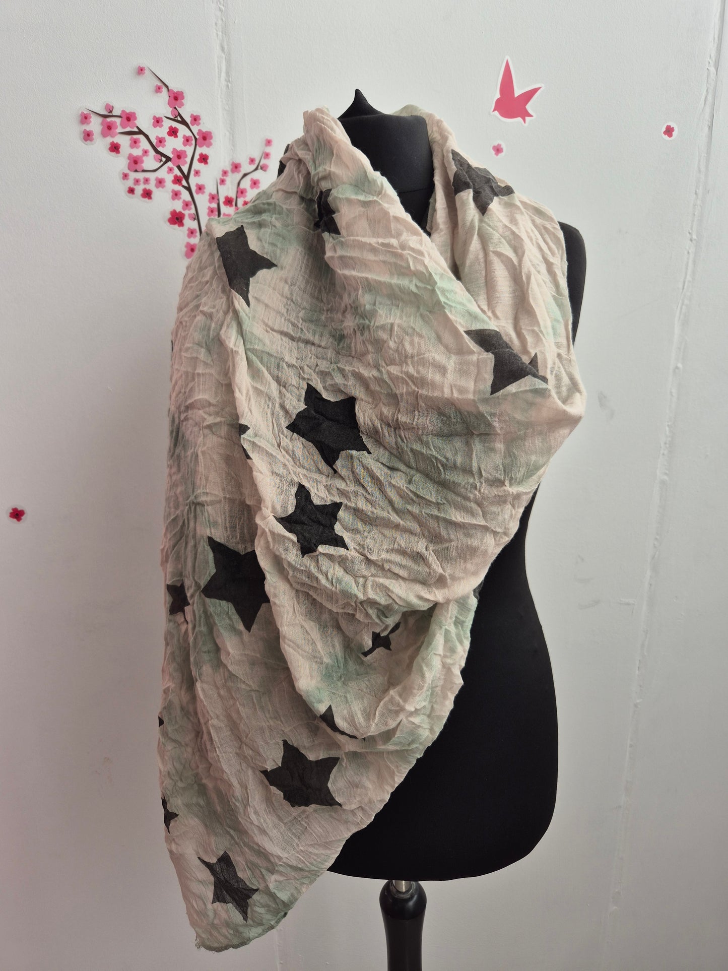 Tuch Batik Stars