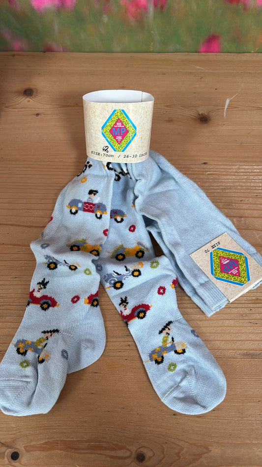 Socken MP blau