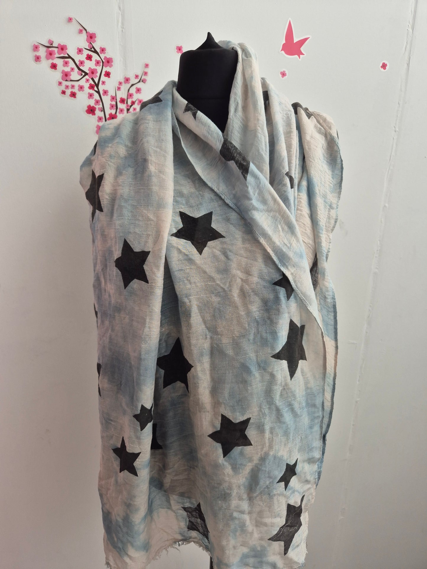 Tuch Batik Stars