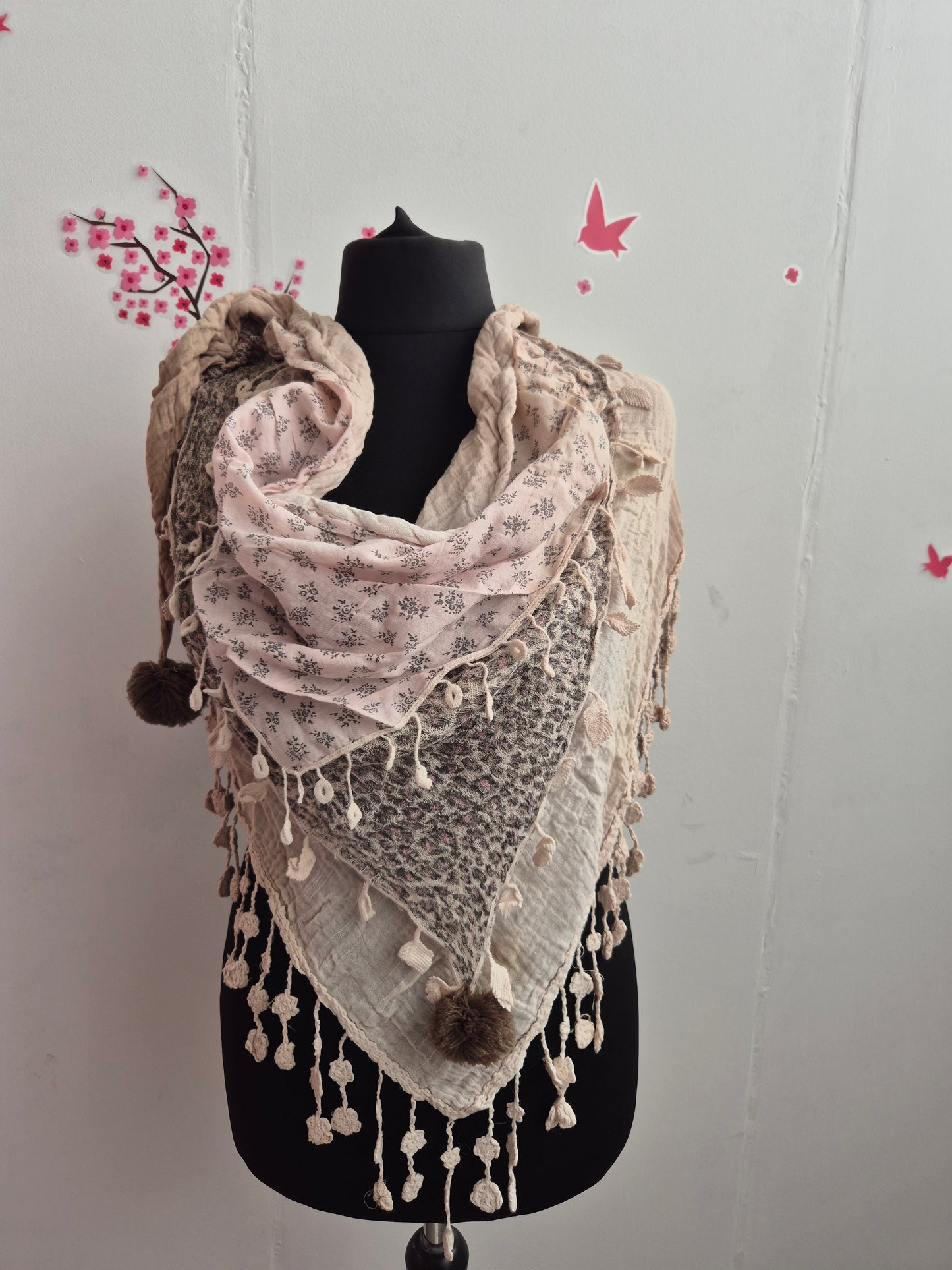 Romantikspitzentuch Batik