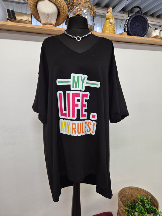Motivshirt "My Life"