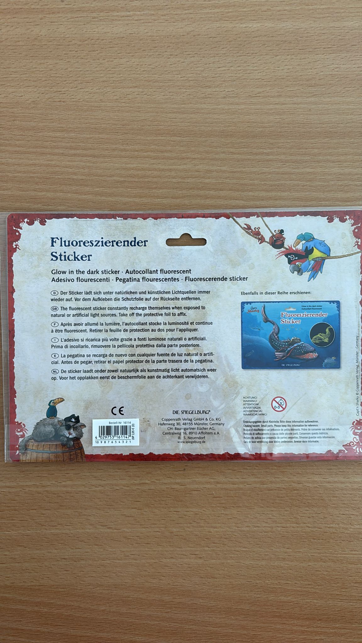 Fluroszierende Sticker