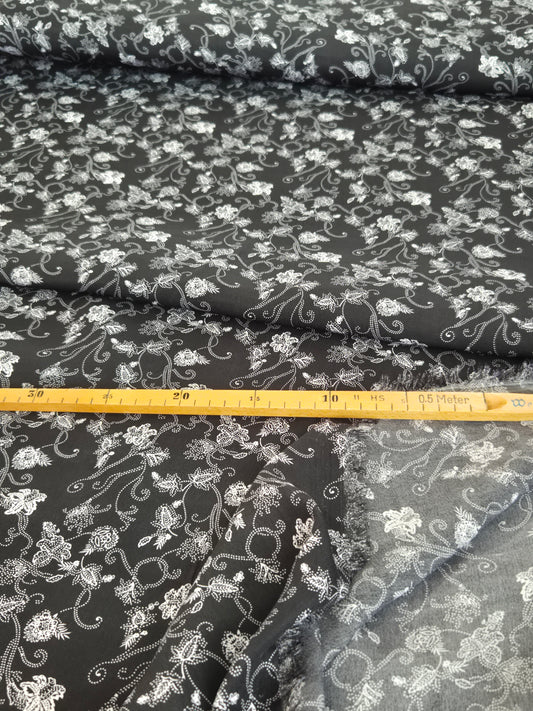 Wool Peach Print Blume Quality